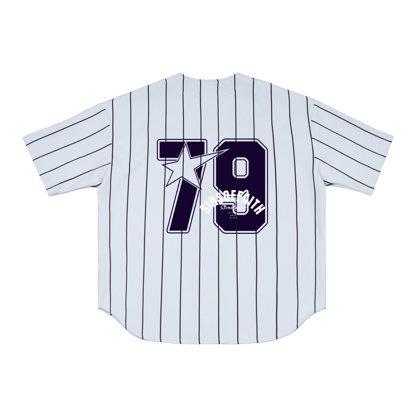 Pinstripe Baseball Jersey