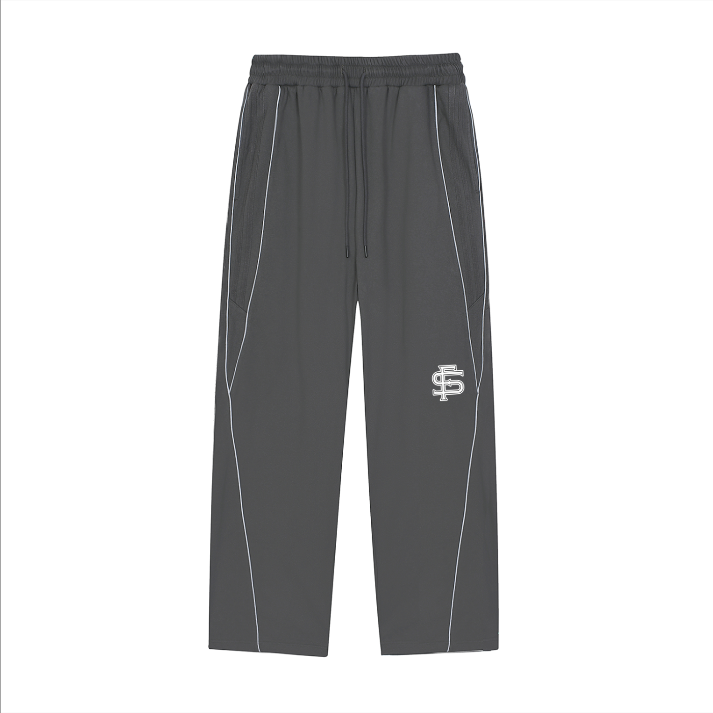 Reflection Striped Straight-Leg Sweatpants