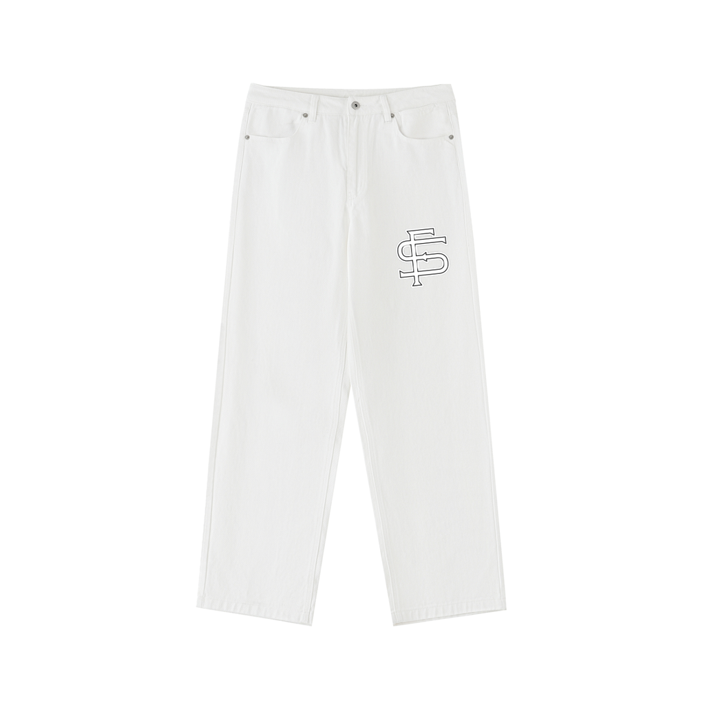 Heavyweight Cotton Straight-Leg Pants
