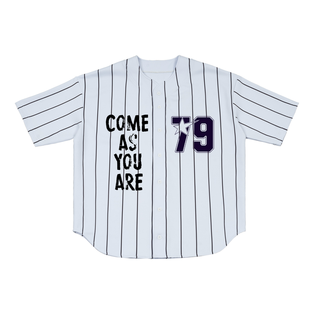 Pinstripe Baseball Jersey
