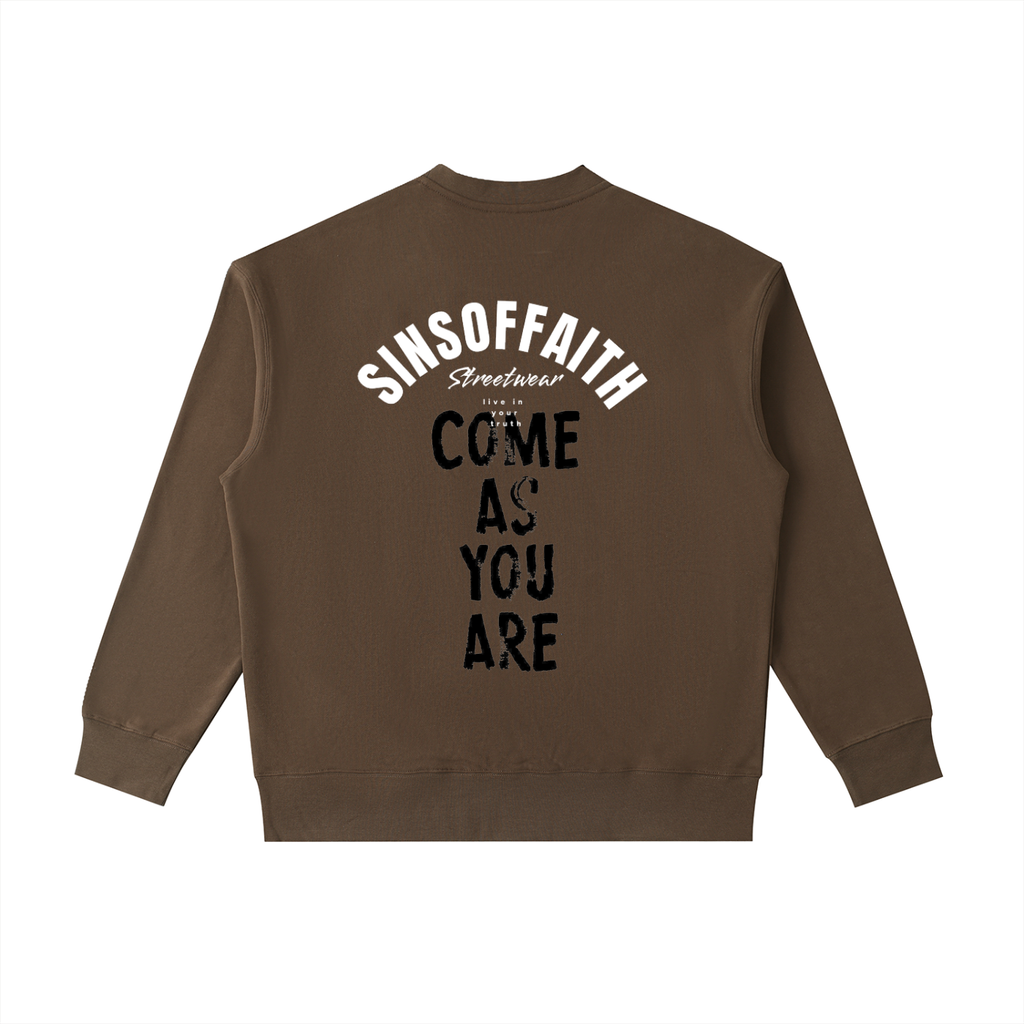 Heavyweight Patch Pocket Crewneck Sweatshirt