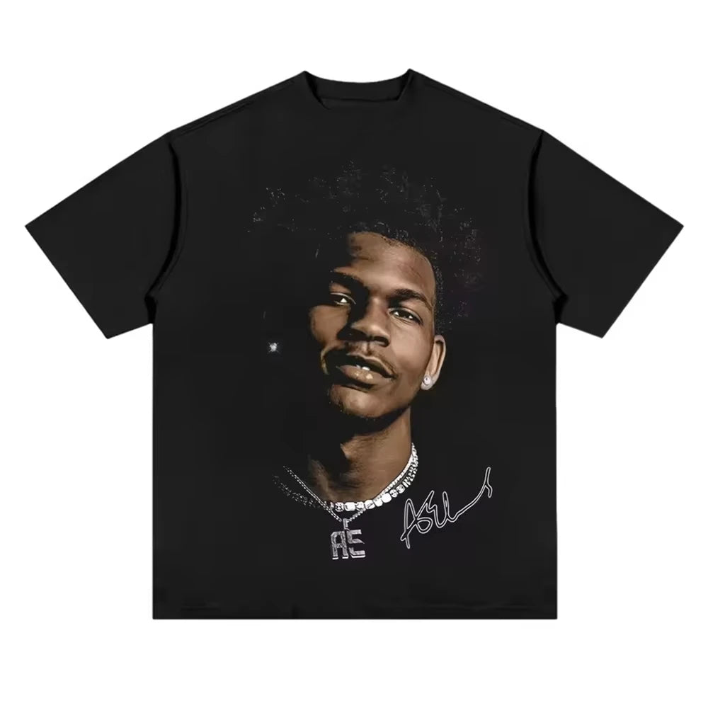 American Professional Basketball Star Sports Tee Shirt Homm Men Women Clothing Short Sleeve Round Neck Printing Pullover T-shirt
