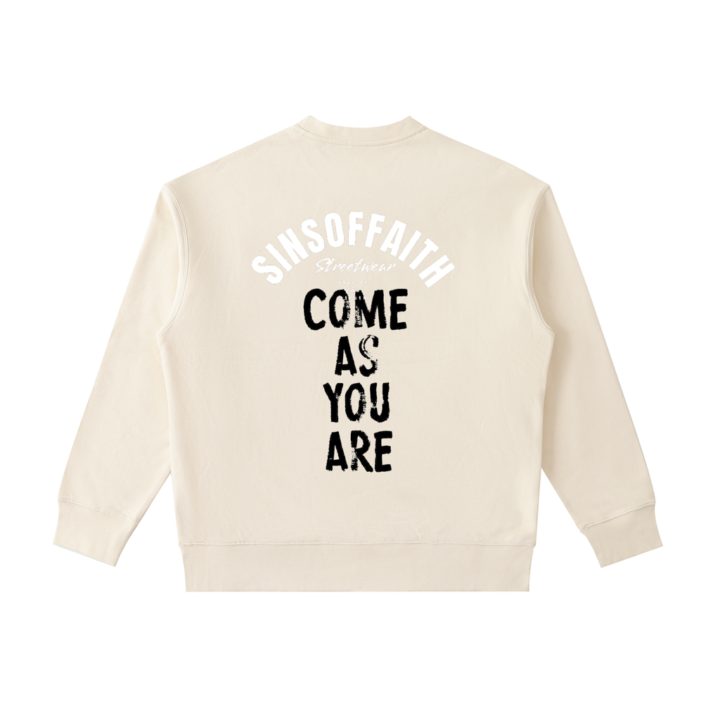 Heavyweight Patch Pocket Crewneck Sweatshirt