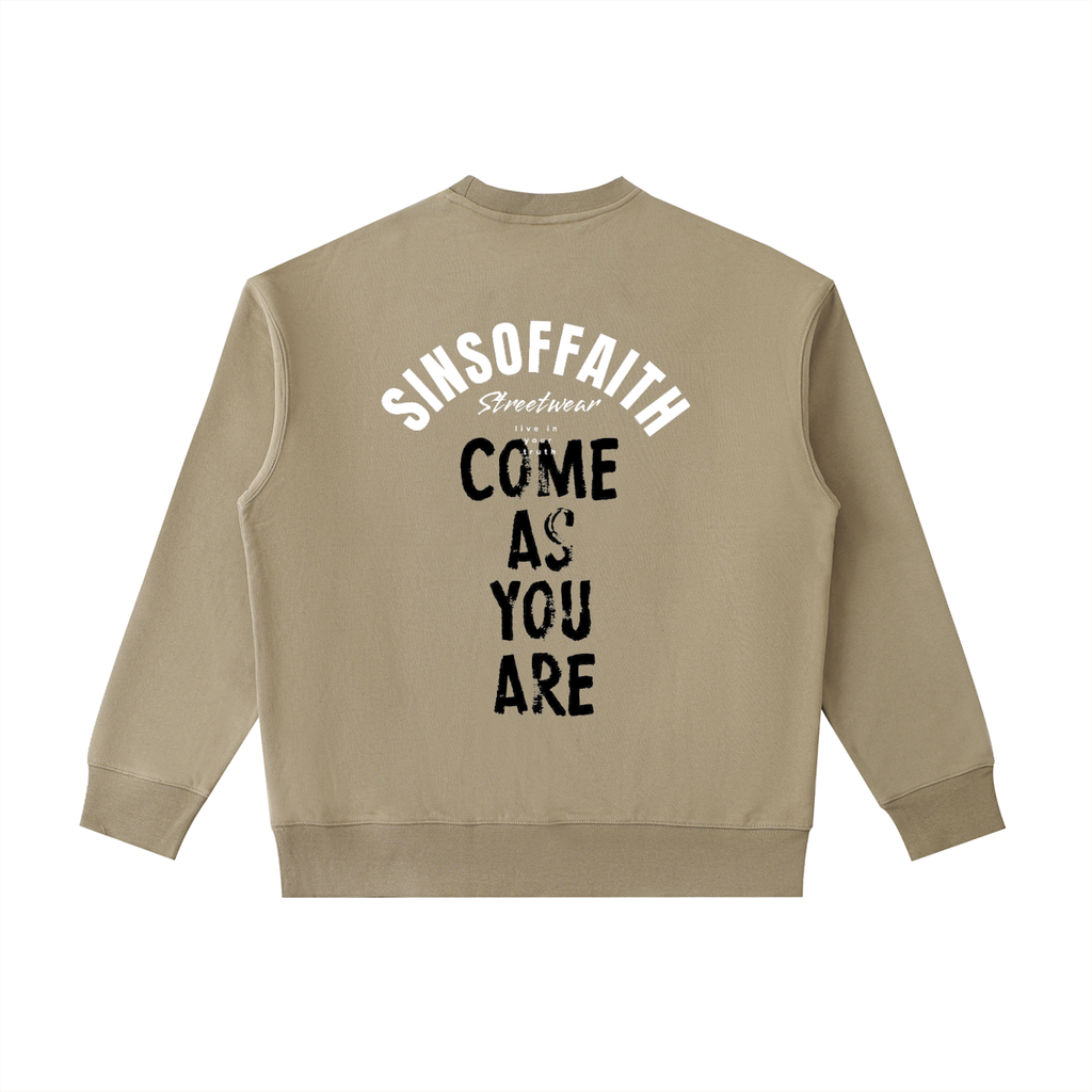 Heavyweight Patch Pocket Crewneck Sweatshirt