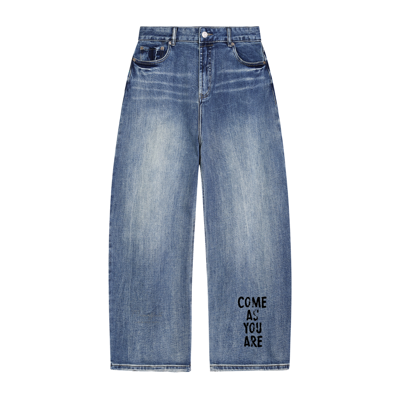 Sun Fade Heavyweight Denim Jeans
