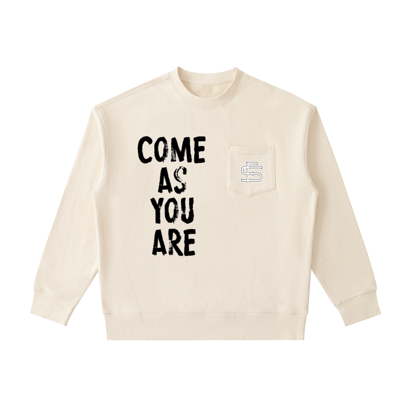 Heavyweight Patch Pocket Crewneck Sweatshirt