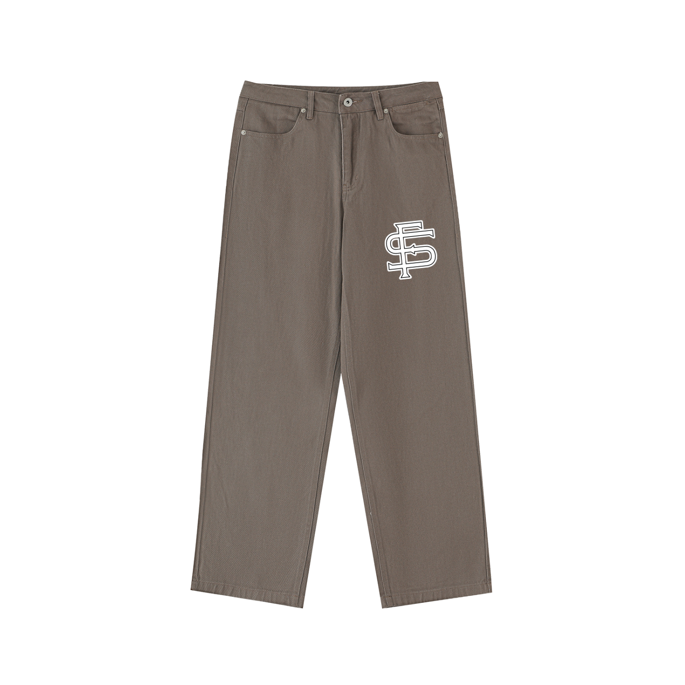 Heavyweight Cotton Straight-Leg Pants