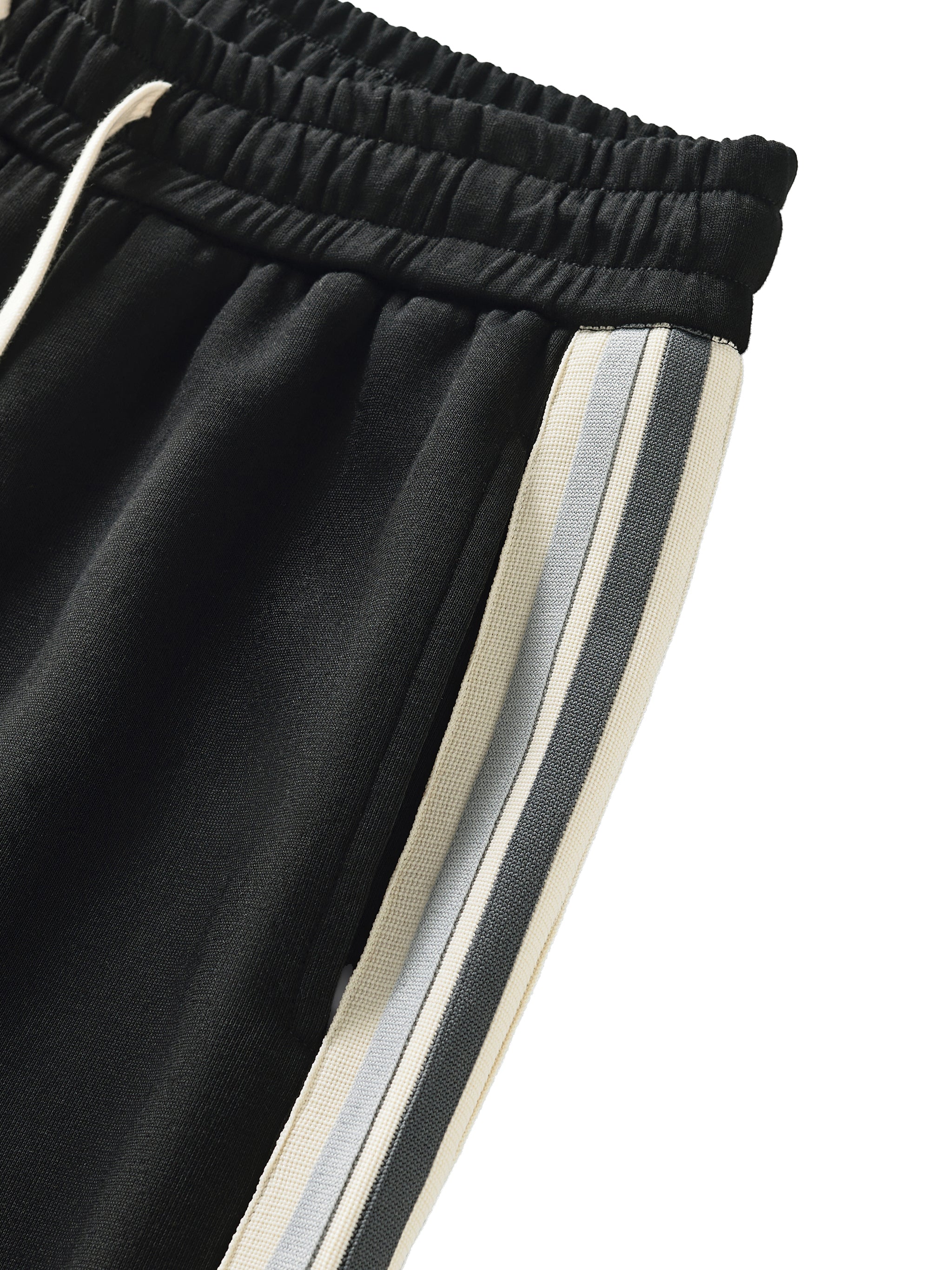 Contrast Side-Stripe Straight-Leg  Pants
